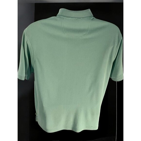Tommy Bahama Mens Medium Pullover Short Sleeve Polo Golf Shirt Teal Green - Picture 3 of 8